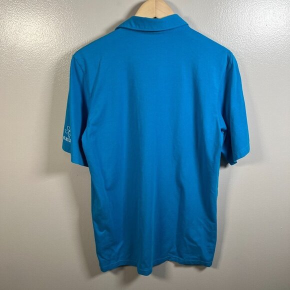 Criquet Polo Shirt Mens Size Medium Blue Golf Classic Work Business Casual - Picture 2 of 8